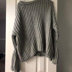 Gray sweater